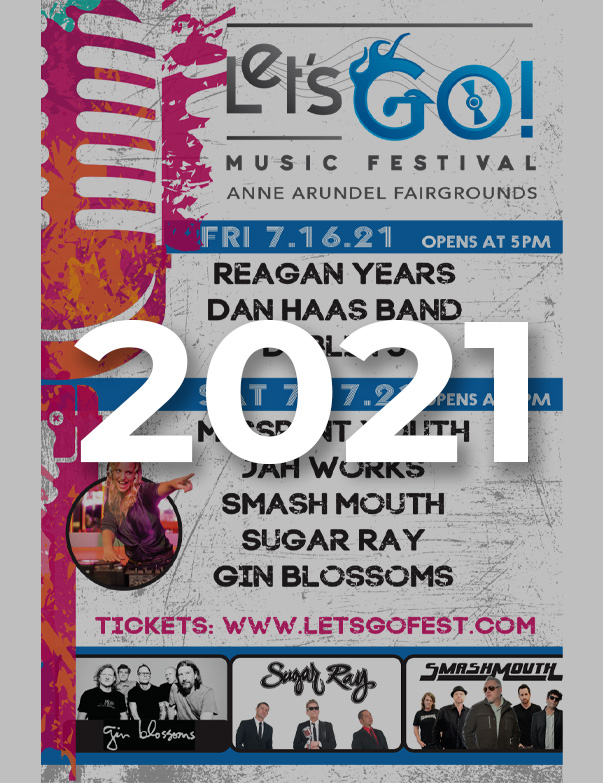 Let's Go Music Festival 2022 Lineup Poster