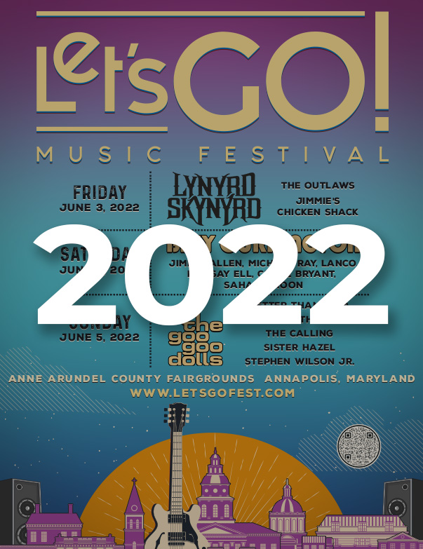 Let's Go Music Festival 2022 Lineup Poster