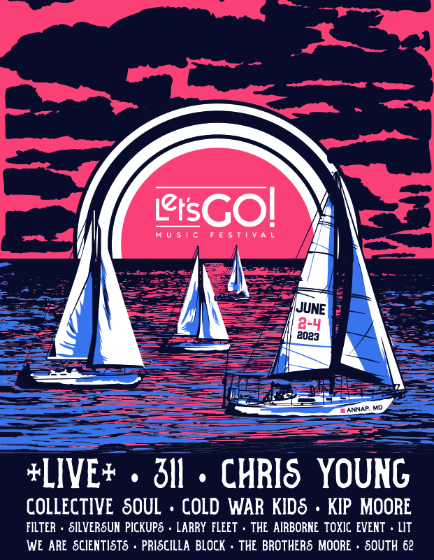 Let's Go Music Festival 2023 Promotional Poster