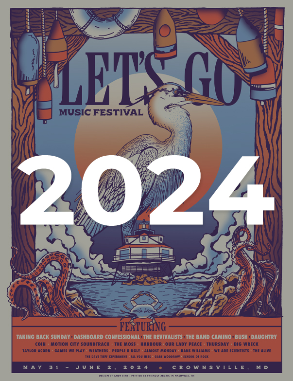 Let's Go Music Festival 2022 Lineup Poster